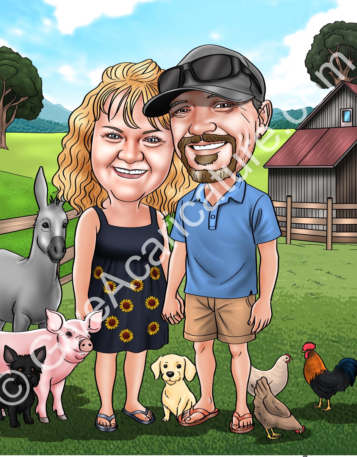 caricature for Kathie Y.